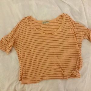 Urban Outfitters striped crop top