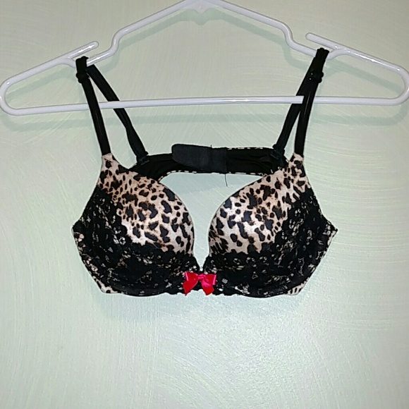 Victoria's Secret Very Sexy Push Up Leopard Bra