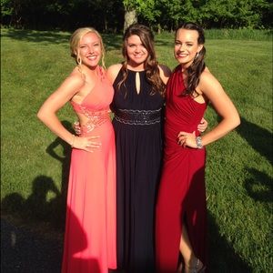 Macy's || R&M Navy Blue Prom Dress