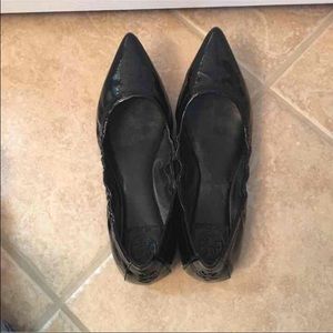 Tory Burch Black Pointed Toe Flats! 7.5