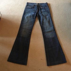 Seven for all man kind super flare jeans