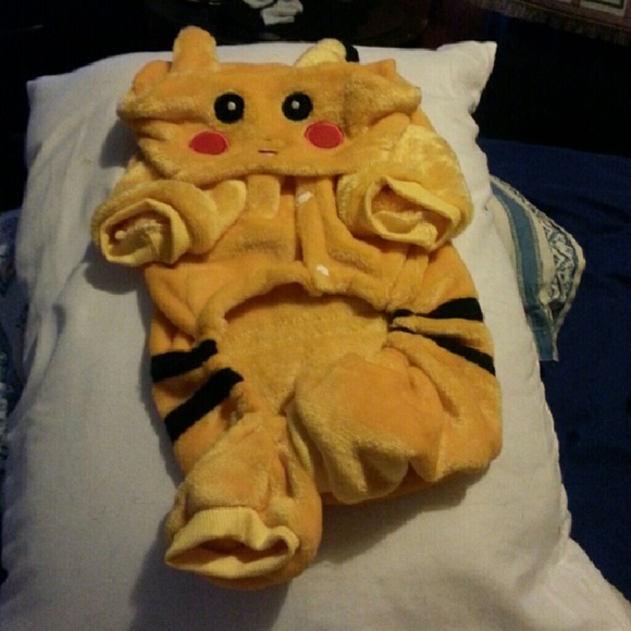 Pikachu dog costume