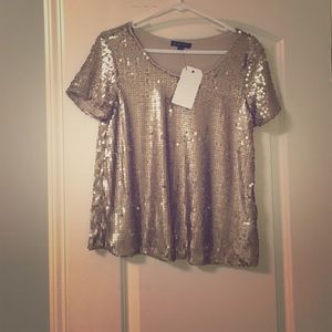 Small vici gold sequin shirt