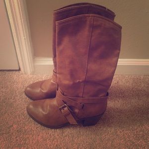 Buckled Heeled cowgirl boots