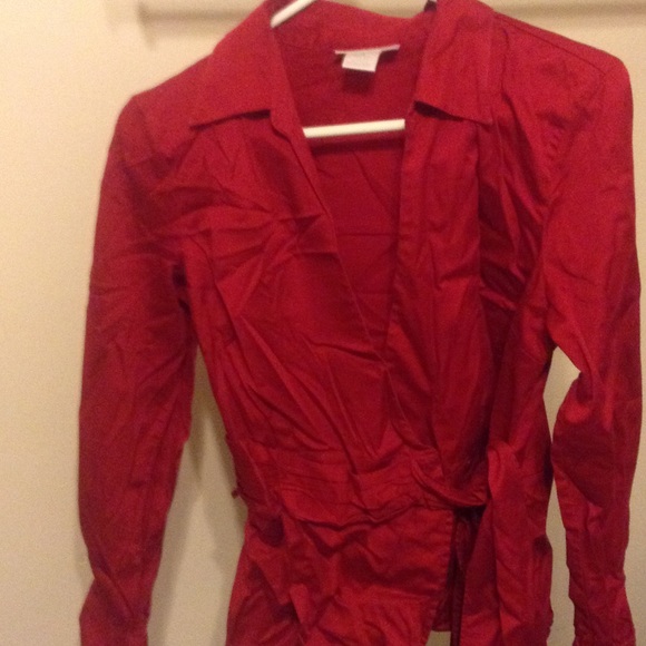 Worthington wrap shirt