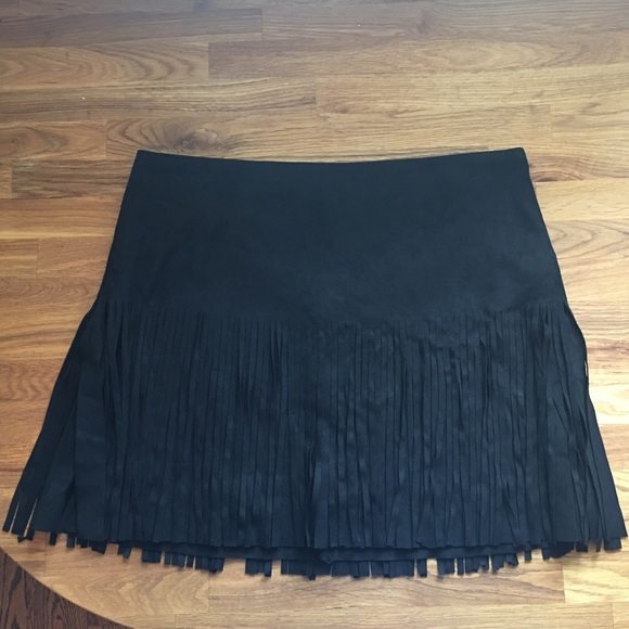 Black Fringe Skirt · Nordstrom