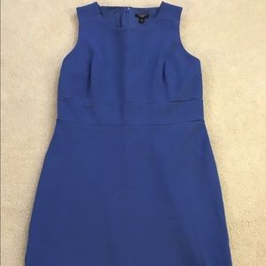 Blue sleeveless dress