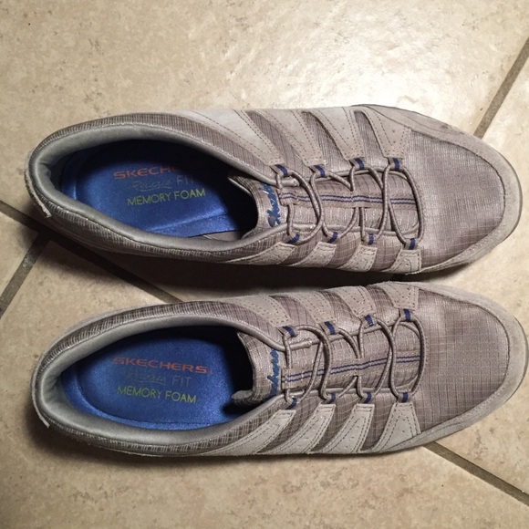 Skechers "relaxed fit" memory foam slip on shoes