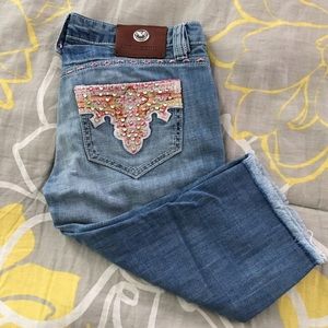 Antik denim cropped jeans