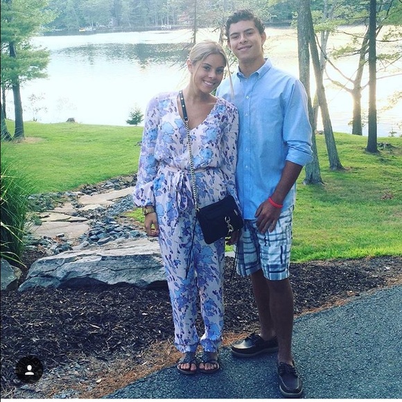 Forever 21 jumpsuit with tie - Picture 1 of 2