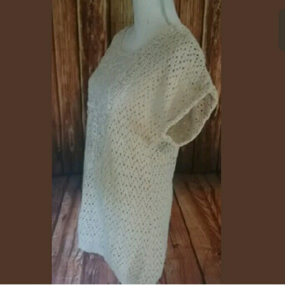 Ruff Hewen Medium Boho Crochet Mini Dress - Picture 3 of 4