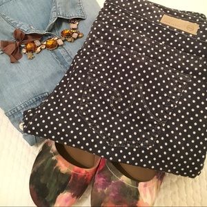 🌸PRICE REDUCED🌸AG Polka Dot Fine-Wale Cords