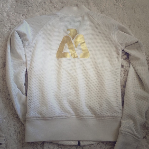 CLOSET CLOSEOUT White Matix Jersey Jacket