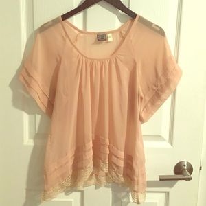 Nordstrom Blush Top