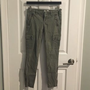 Nordstrom Green Skinny Cargo Pants