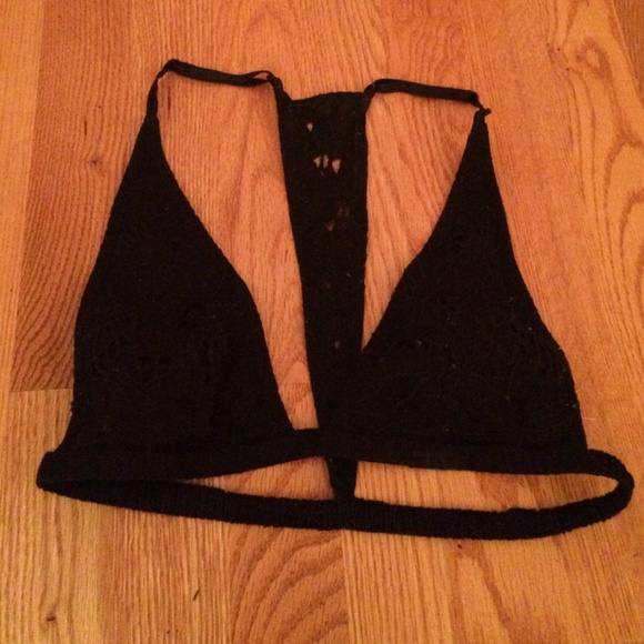 Black free people bralette