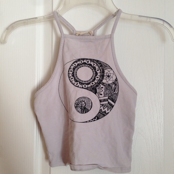 Peace Sign Tank Top (Cropped)
