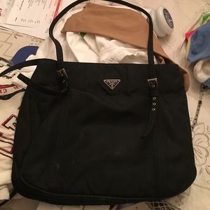 Prada bag black shoulder bag