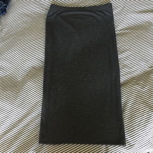 Express fitted midi skirt NWOT