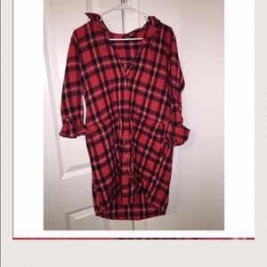 Flannel dress