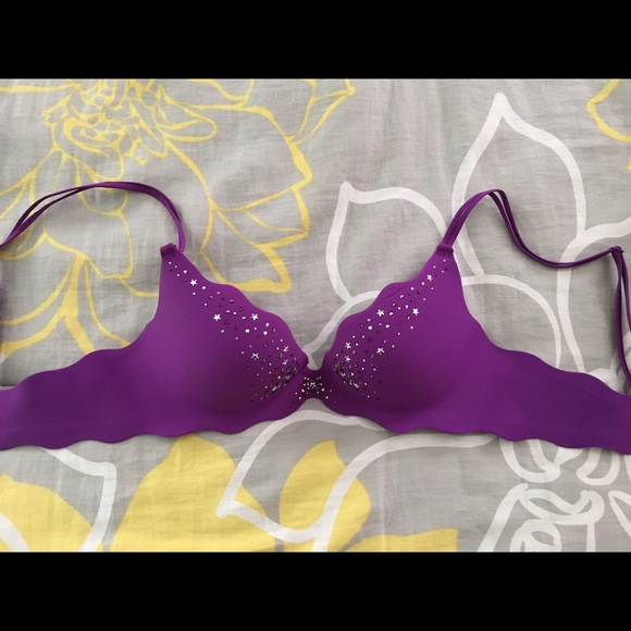 Victoria's Secret purple embellished bra