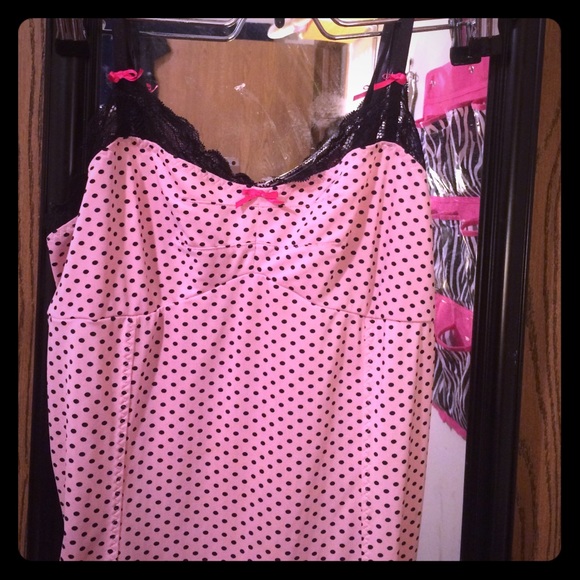 Betsey Johnson Polka Dot Chemise