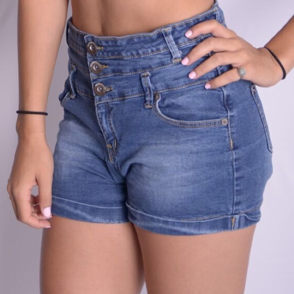 High waist Denim Shorts