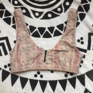 Stone fox swim top