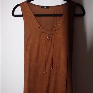 Super Sexy Tight Suade Dress🍂😍