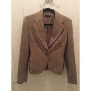 Ralph Lauren (Blue Label) 100% wool tweed blazer