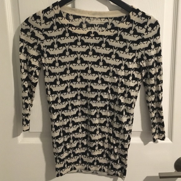 Jcrew horse pull over cardigan