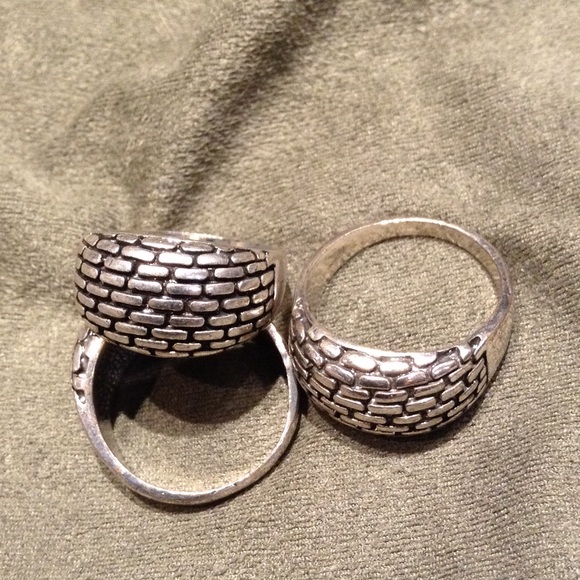 Round design Pewter Ring