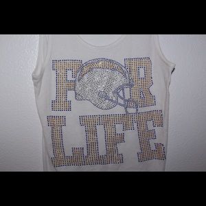 Cute And Sporty San Diego Chargers Tank Top⚡️🏈
