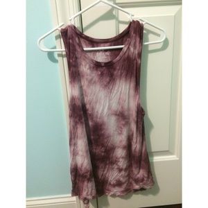 AEO Soft and Sexy tie-dye tank top