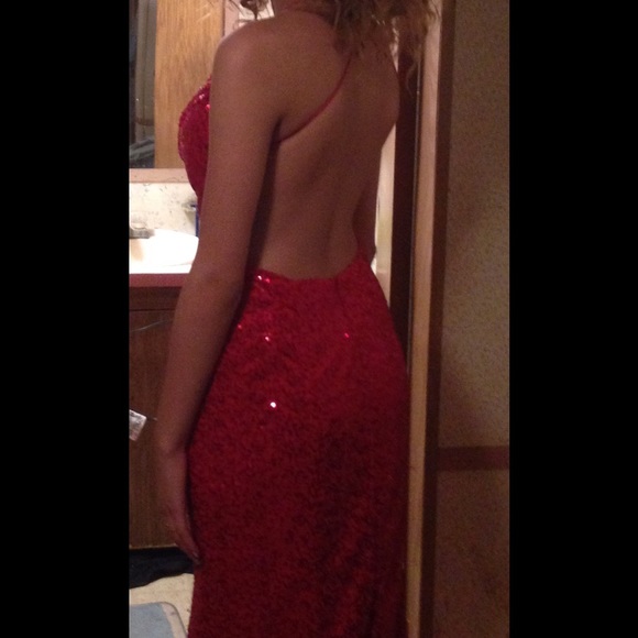 Fully Sequined Pageant/Prom Dress - Picture 4 of 4
