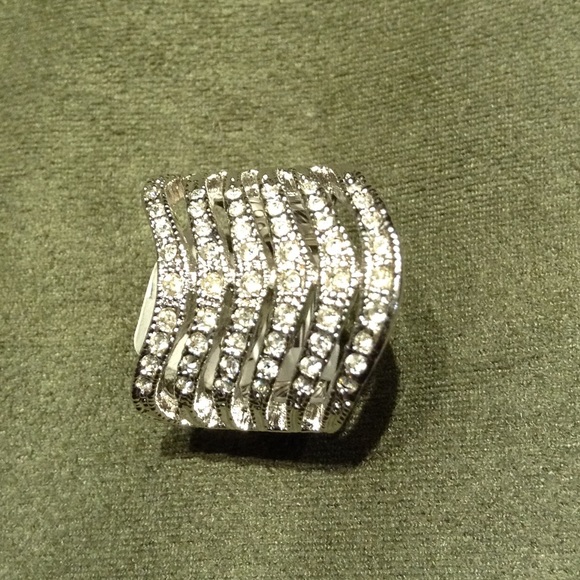 Six layered Cocktail Sparkling Cocktail Ring