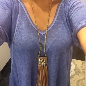 Tassel necklace