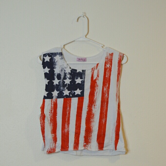 Murica Crop Top