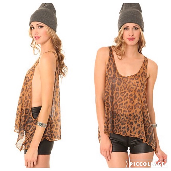 UNIF The Skinny Leopard Tank