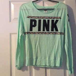 Long sleeve mint green from Pink shirt!
