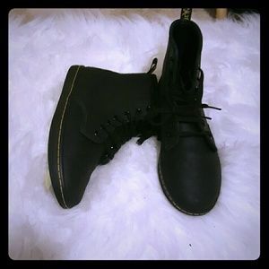 Leather Dr. Marten boots