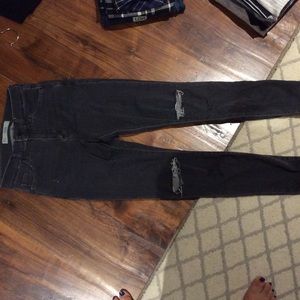 Dark grey skinny jeans