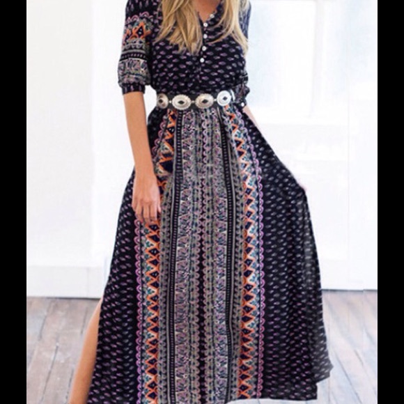 🆕New Arrival Bohemian Style Dress - Picture 4 of 4