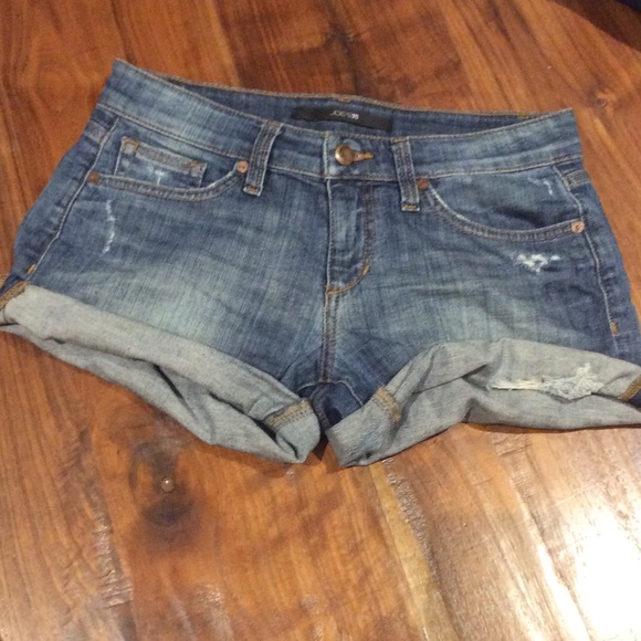 Denim shorts
