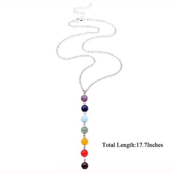 7 chakra beads necklace - Picture 2 of 2