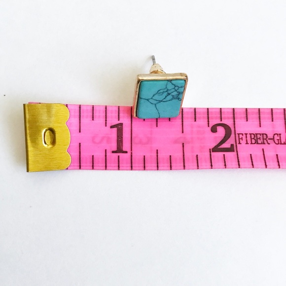 One left❗️Natural Marble stud earrings. - Picture 4 of 4