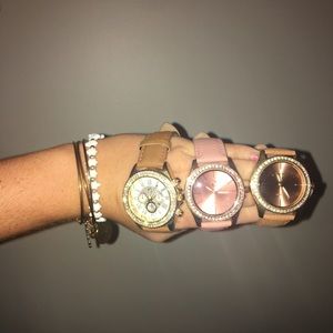 Three charming Charlie watches