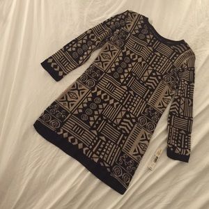 Aztec Sweater Dress