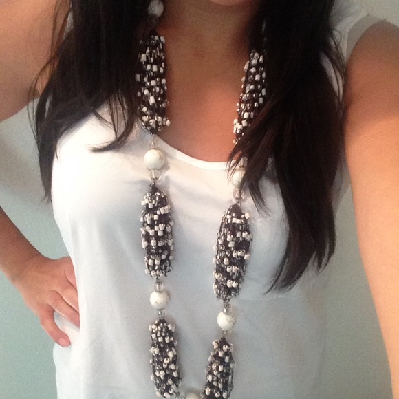 🆕 crochet beaded necklace