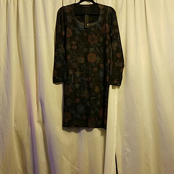 Nally & Millie Black print dress